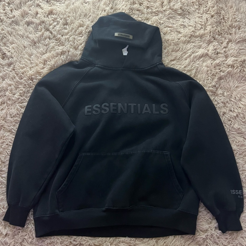 Essentials Midnight Black Pullover - image 1